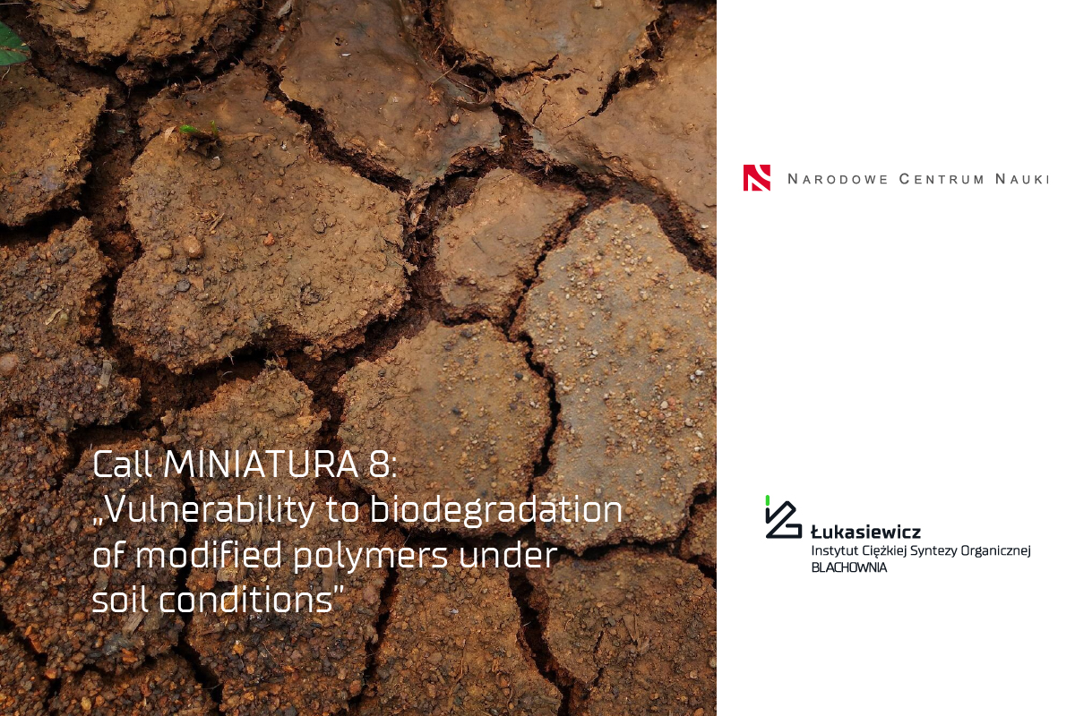 Call MINIATURA 8: „Vulnerability to biodegradation of modified polymers under soil conditions”