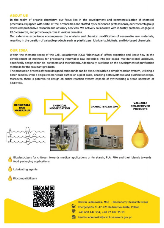 HORIZON-JU-CBE-2024-IAFlag-02 Development new bioadditives designed for new bio-based polymers and co-polymers