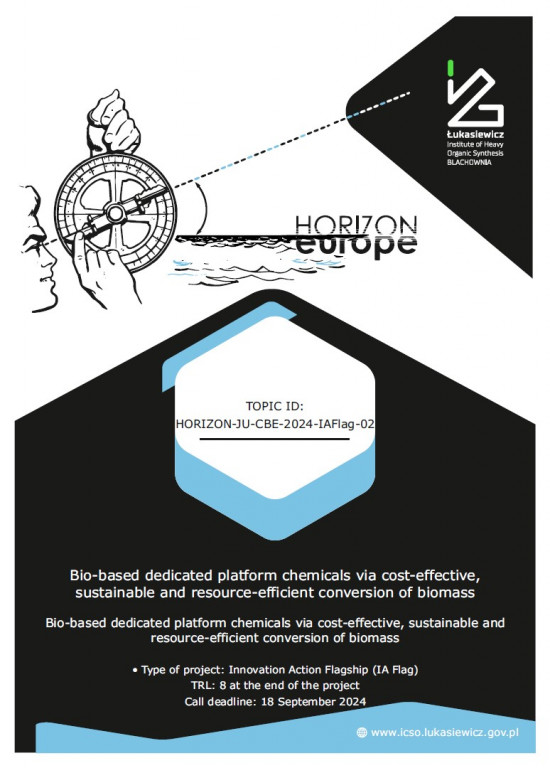 HORIZON-JU-CBE-2024-IAFlag-02 Bio-based dedicated platform chemicals via cost-effective, sustainable and resource-efficient conversion of biomass - High Pressure Research Group